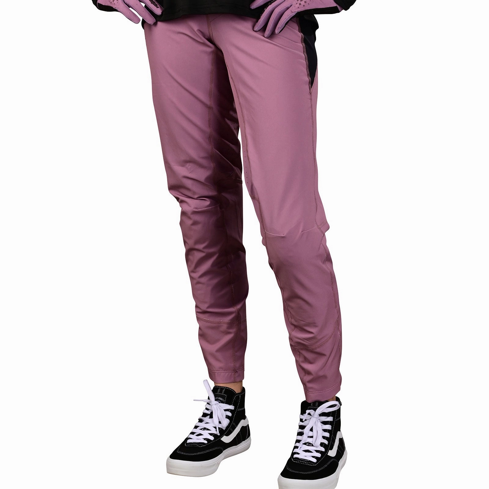 Womens Luxe Pant Solid Rosewood