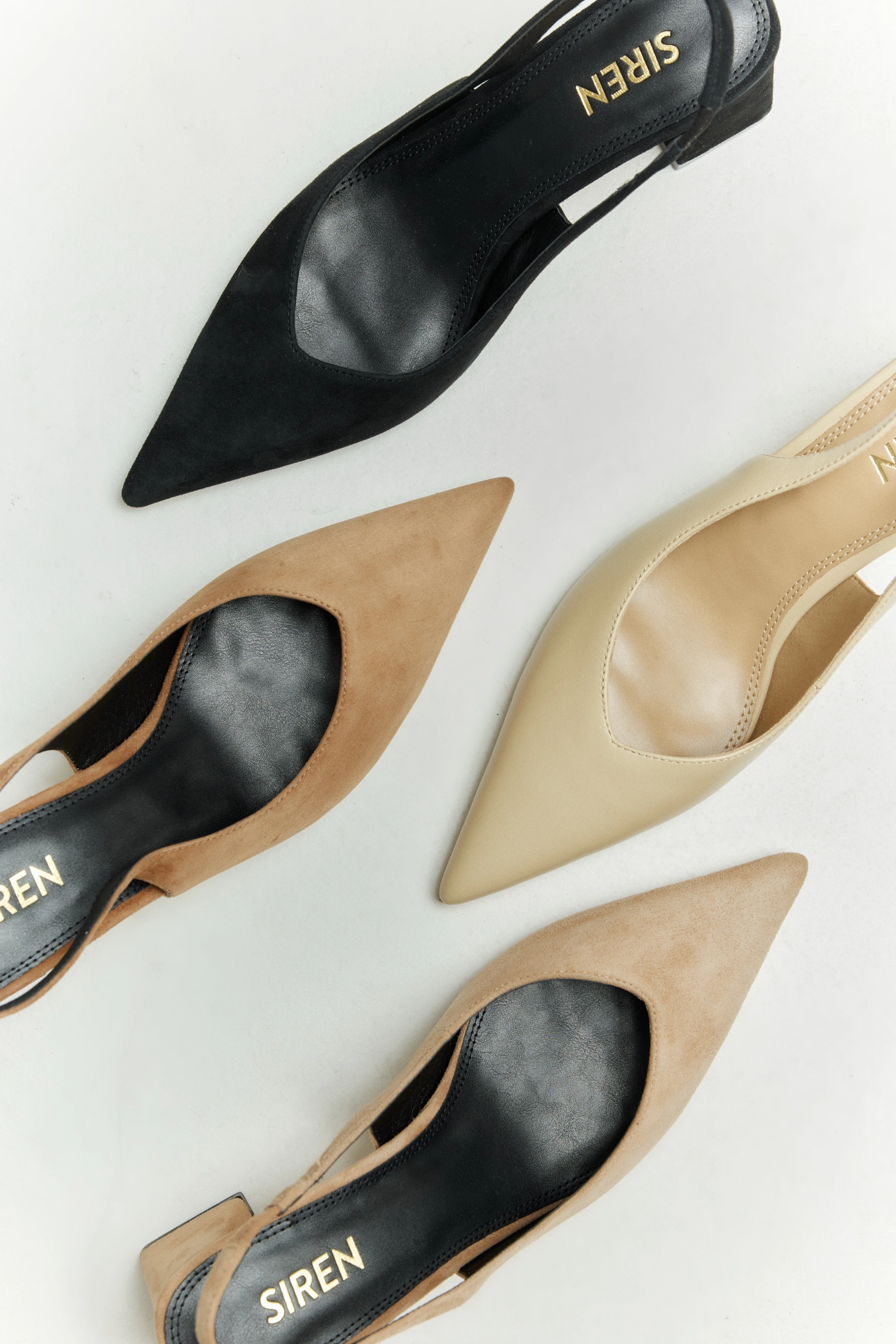 Yankee Slingback Block Heel - Camel Tan Suede