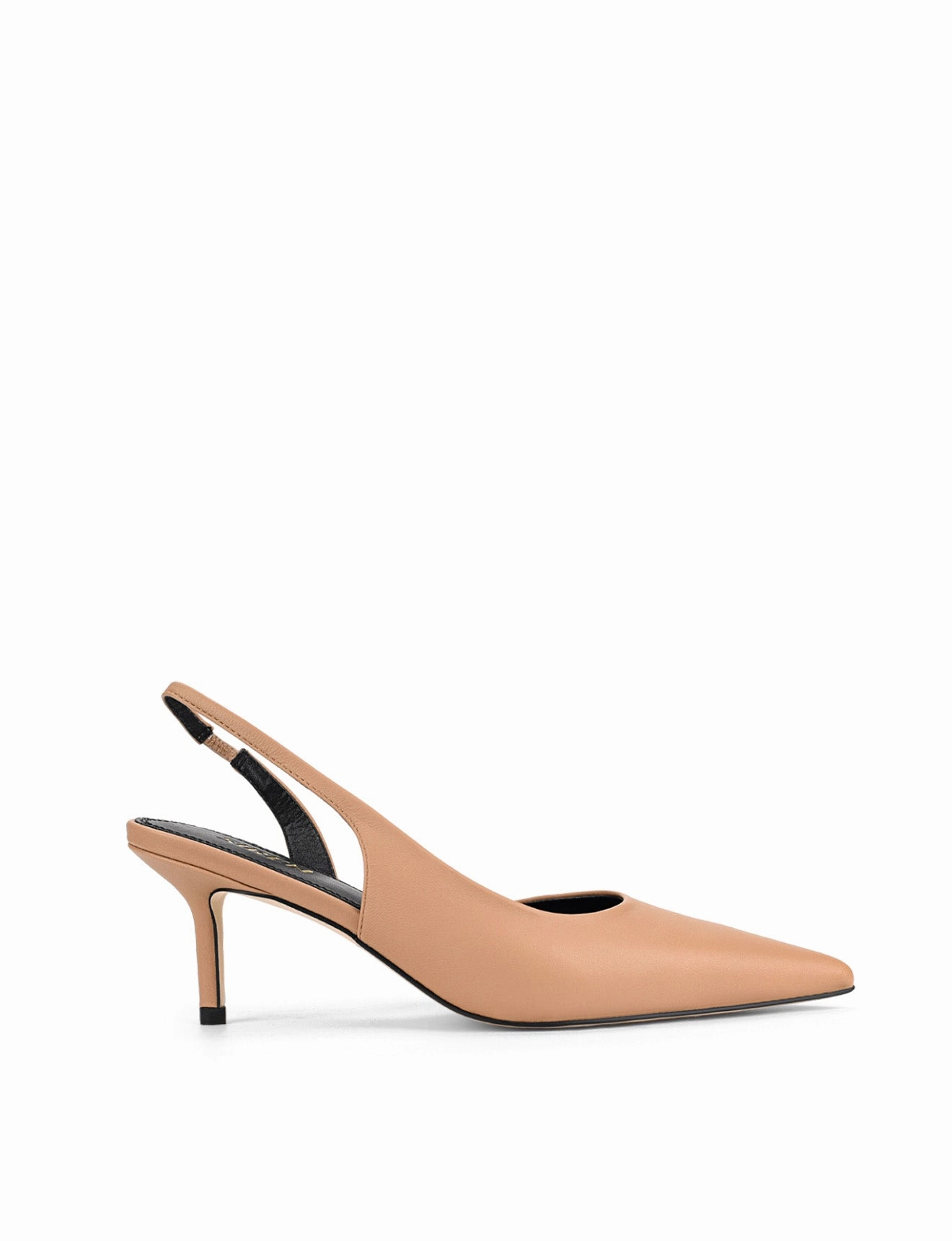 Yoselyn Dorsay Slingbacks - Almond Tan Leather